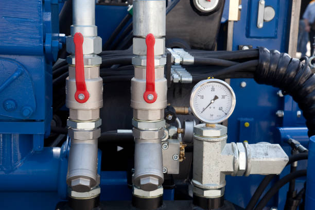 Pneumatic barring device for gas compressor maintenance